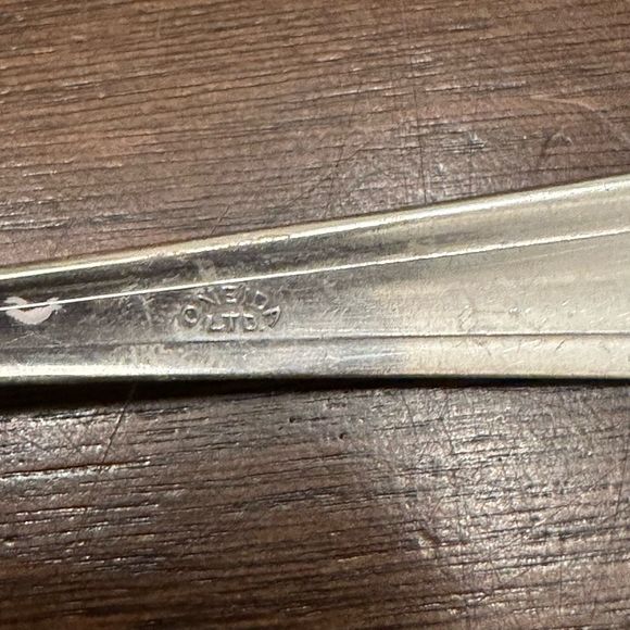 Wm Rogers A1 Plus 1934 Oneida Malibu Flatware 28 pc Silverplate Art deco fork - Picture 5 of 9